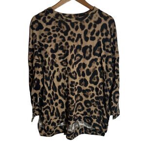 Amaryllis Cheetah Print Top size Medium